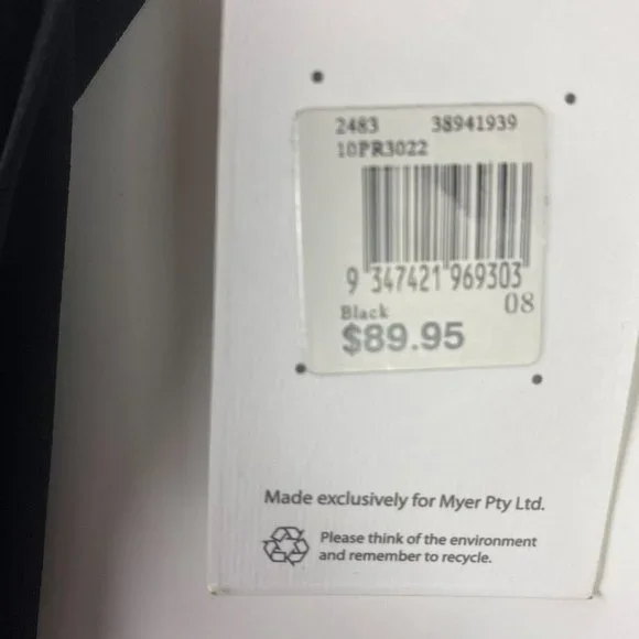 BNWT Piper Size 8 Women's Top Blouse Black Gold Lace Long Sleeve - Picture 11 of 11